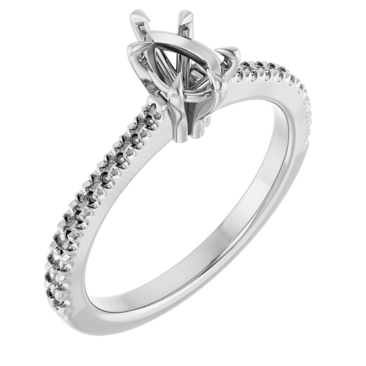 Claw-Prong Engagement Ring