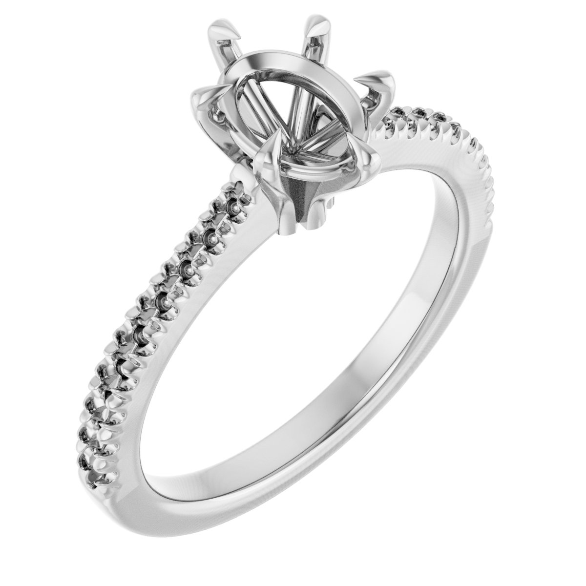 Claw-Prong Engagement Ring
