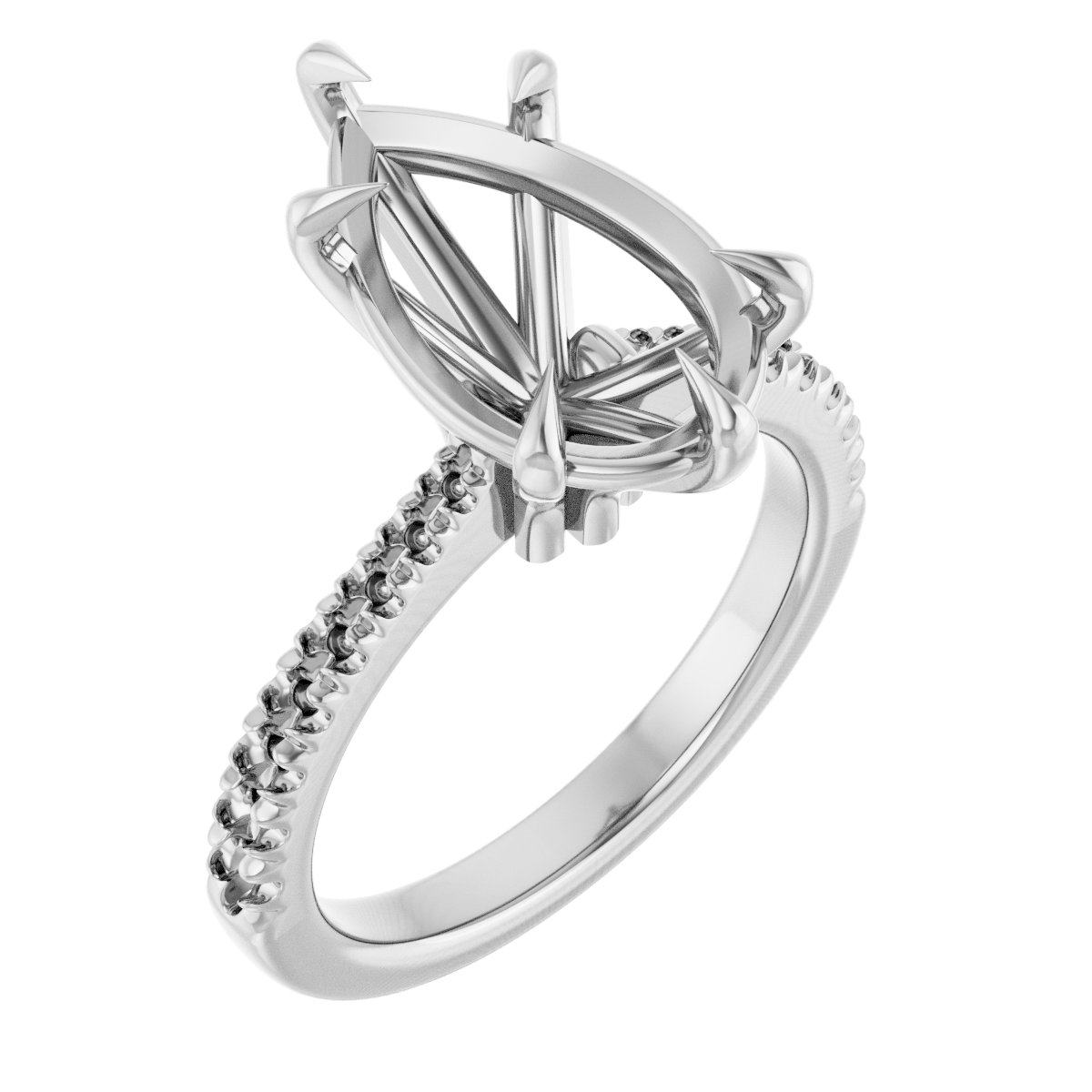 Claw-Prong Engagement Ring