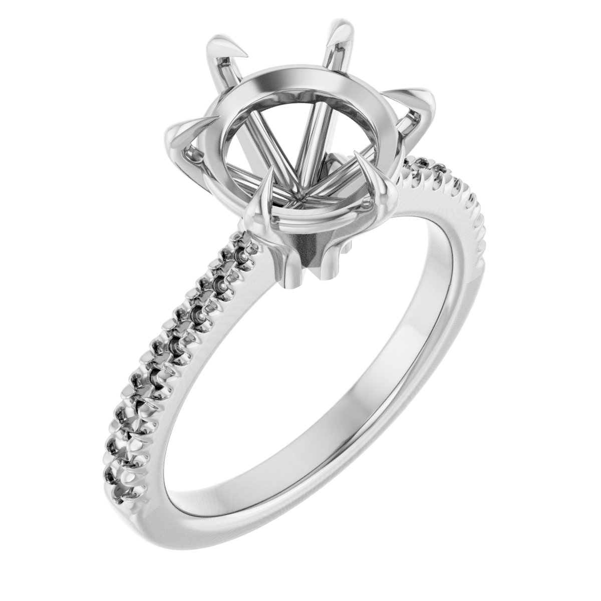 Claw-Prong Engagement Ring