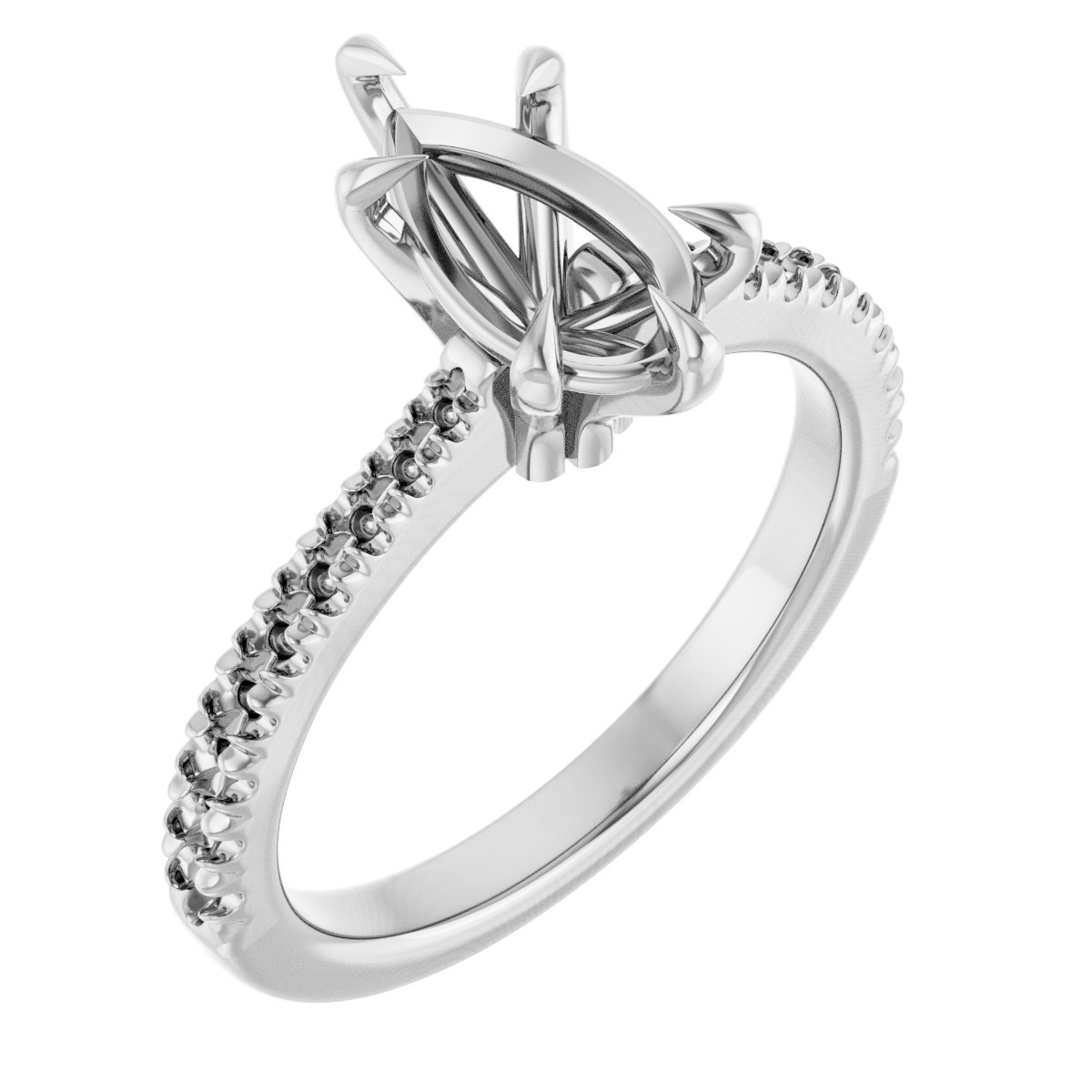 Claw-Prong Engagement Ring