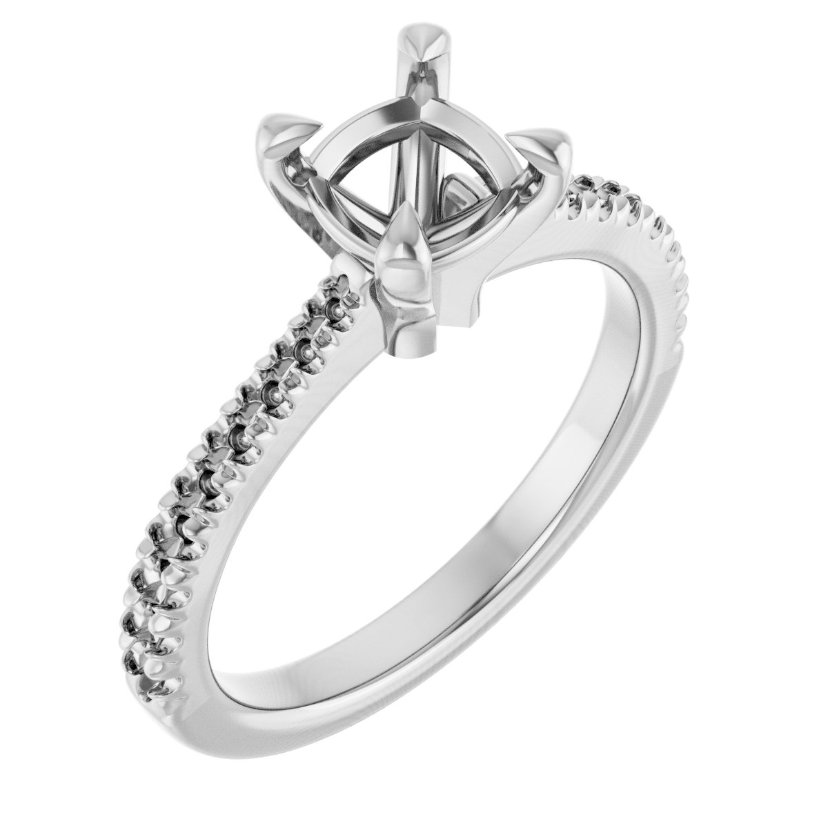 Claw-Prong Engagement Ring