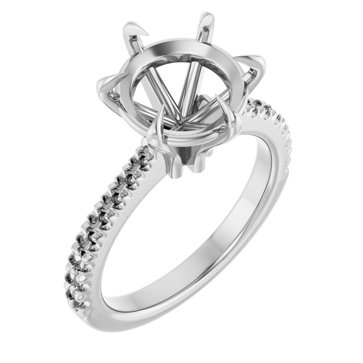 Claw-Prong Engagement Ring