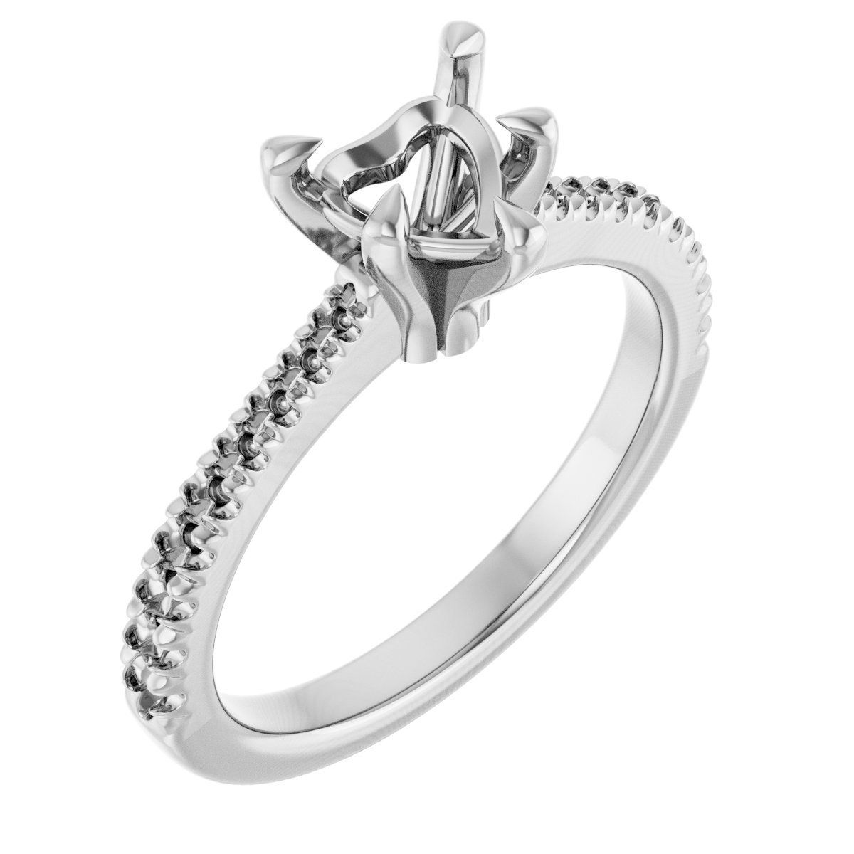 Claw-Prong Engagement Ring