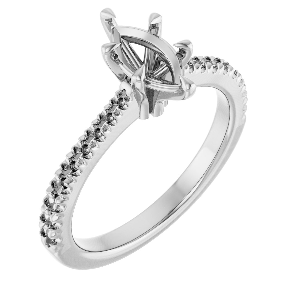 Claw-Prong Engagement Ring