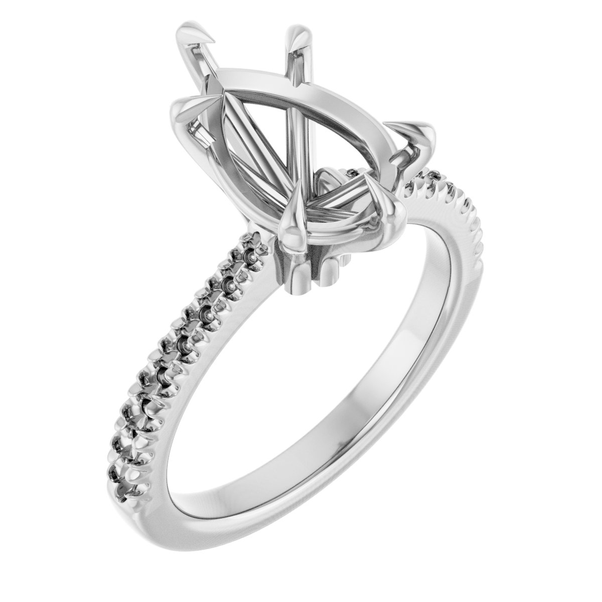 Claw-Prong Engagement Ring