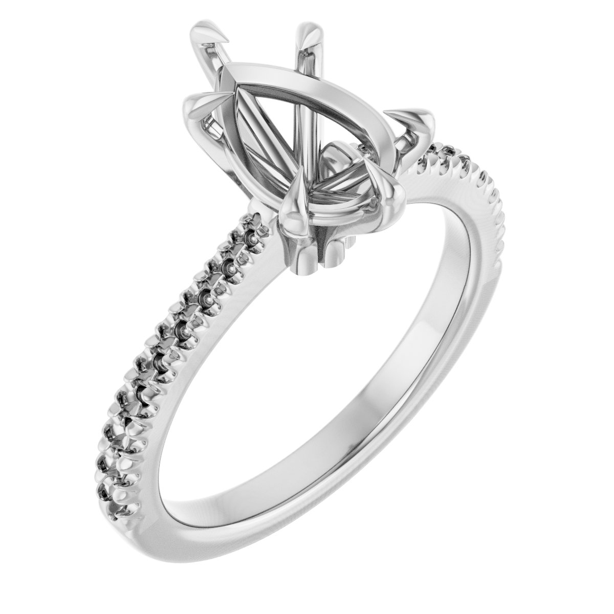Claw-Prong Engagement Ring