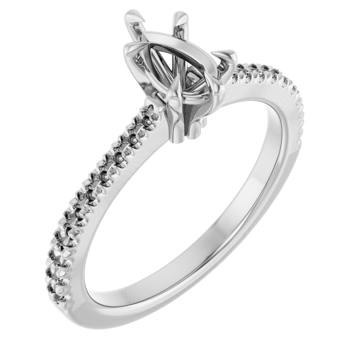 Claw-Prong Engagement Ring