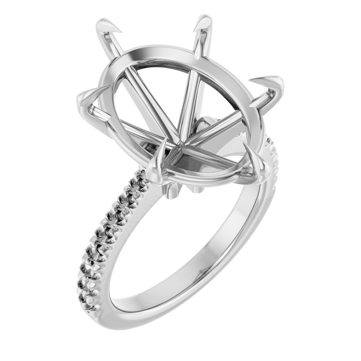 Claw-Prong Engagement Ring