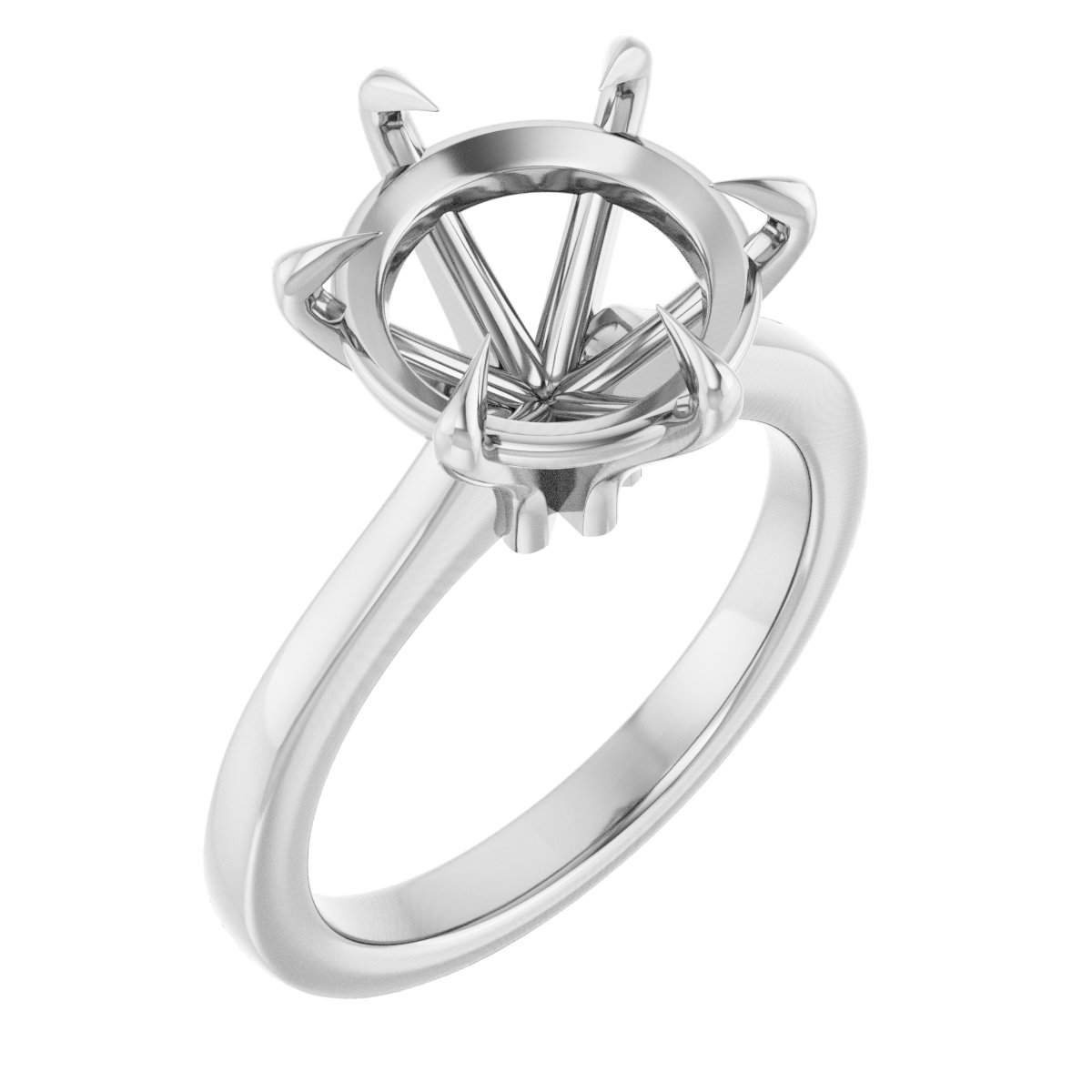 Claw-Prong Engagement Ring