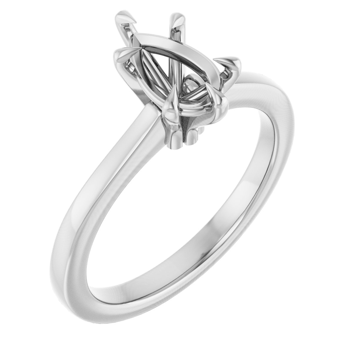Claw-Prong Engagement Ring