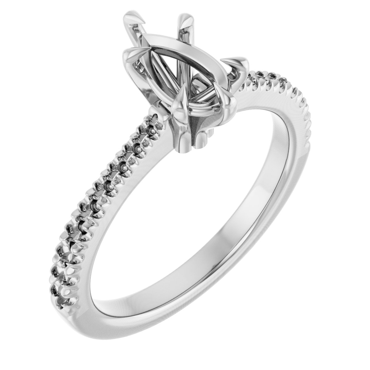 Claw-Prong Engagement Ring