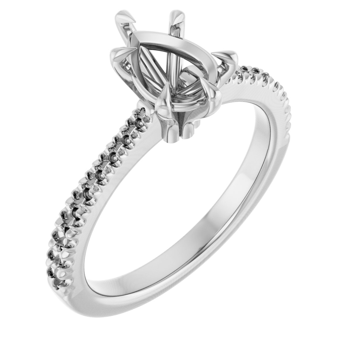 Claw-Prong Engagement Ring
