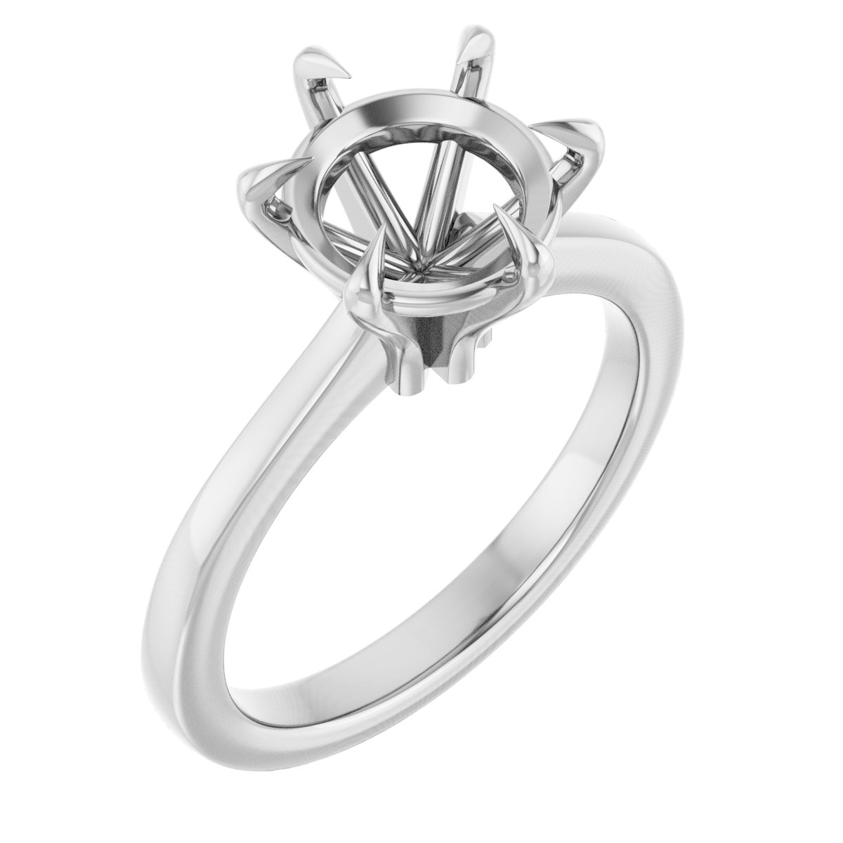 Claw-Prong Engagement Ring