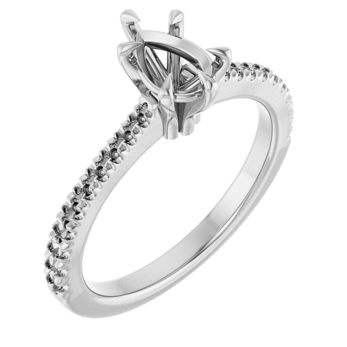 Claw-Prong Engagement Ring