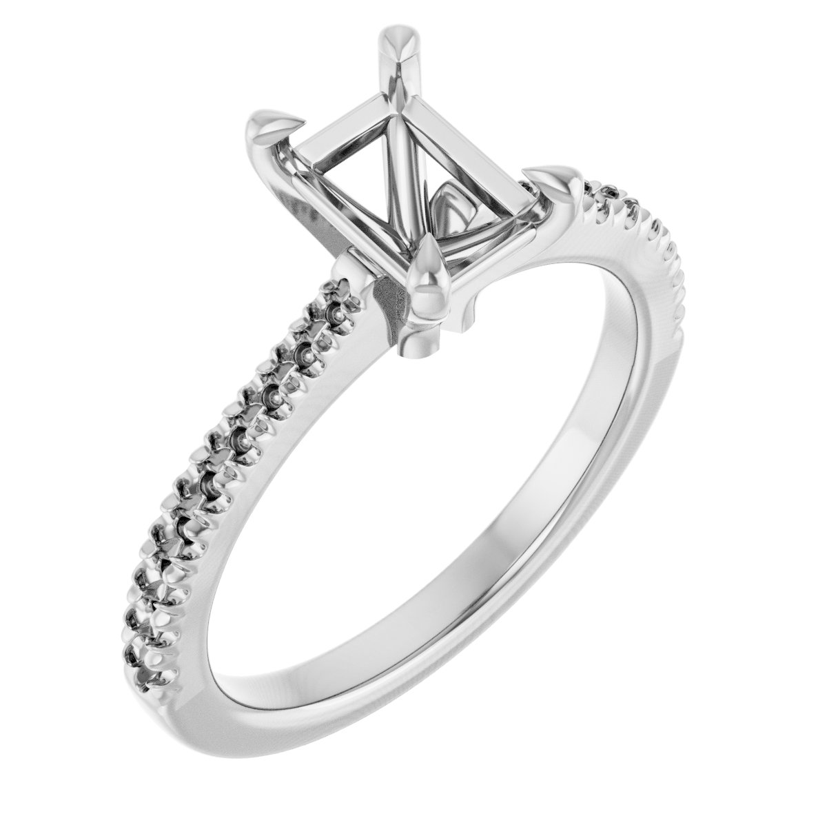 Claw-Prong Engagement Ring