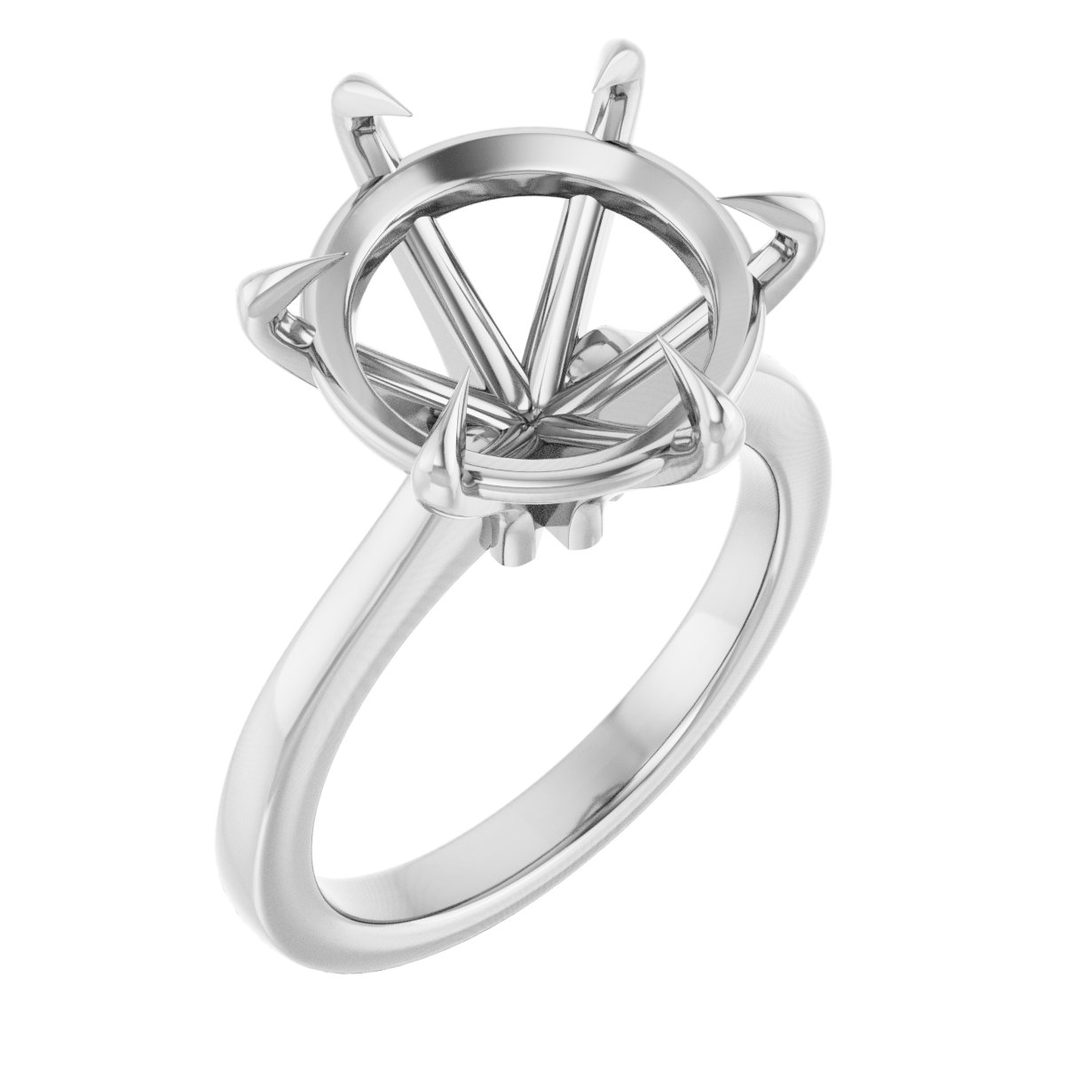 Claw-Prong Engagement Ring
