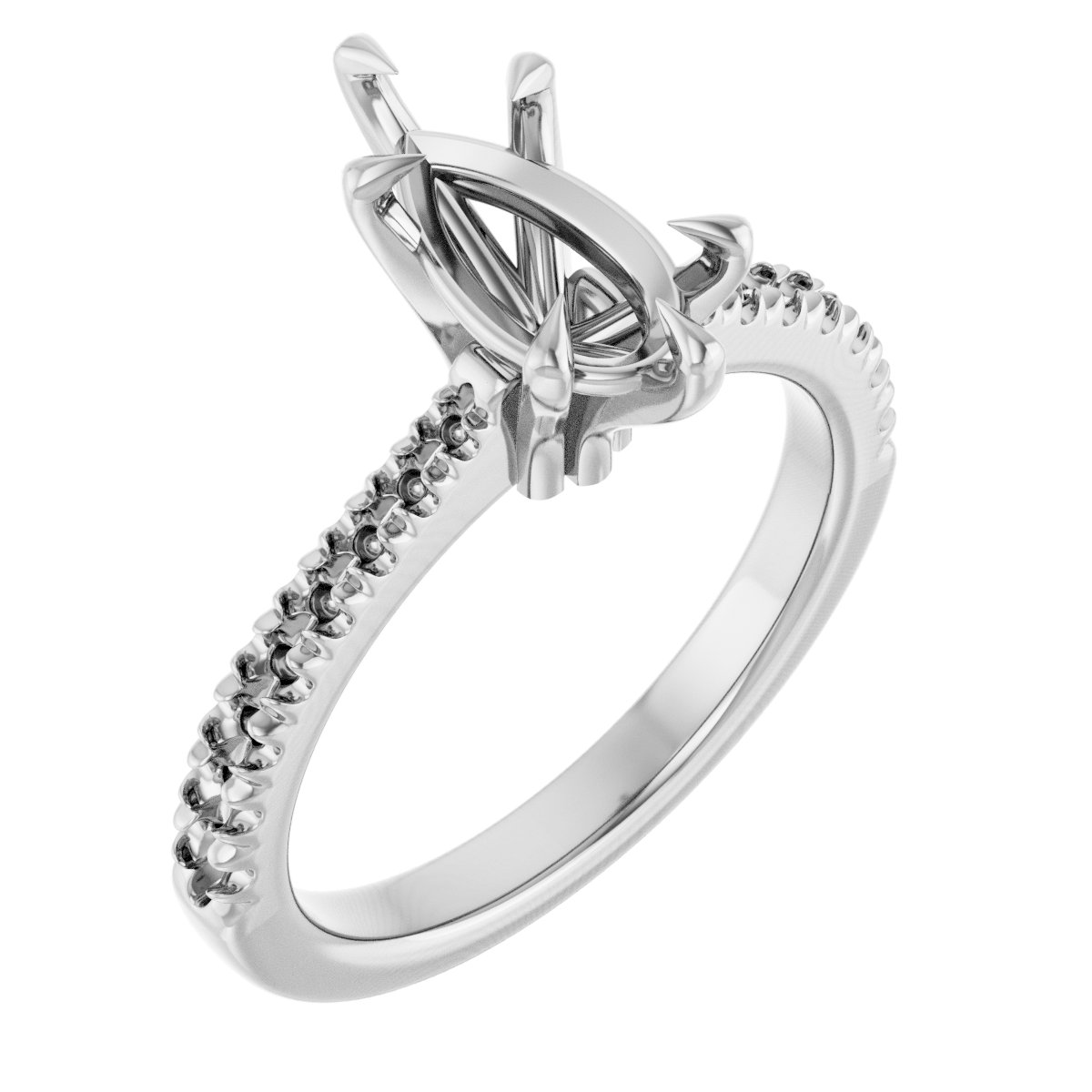 Claw-Prong Engagement Ring