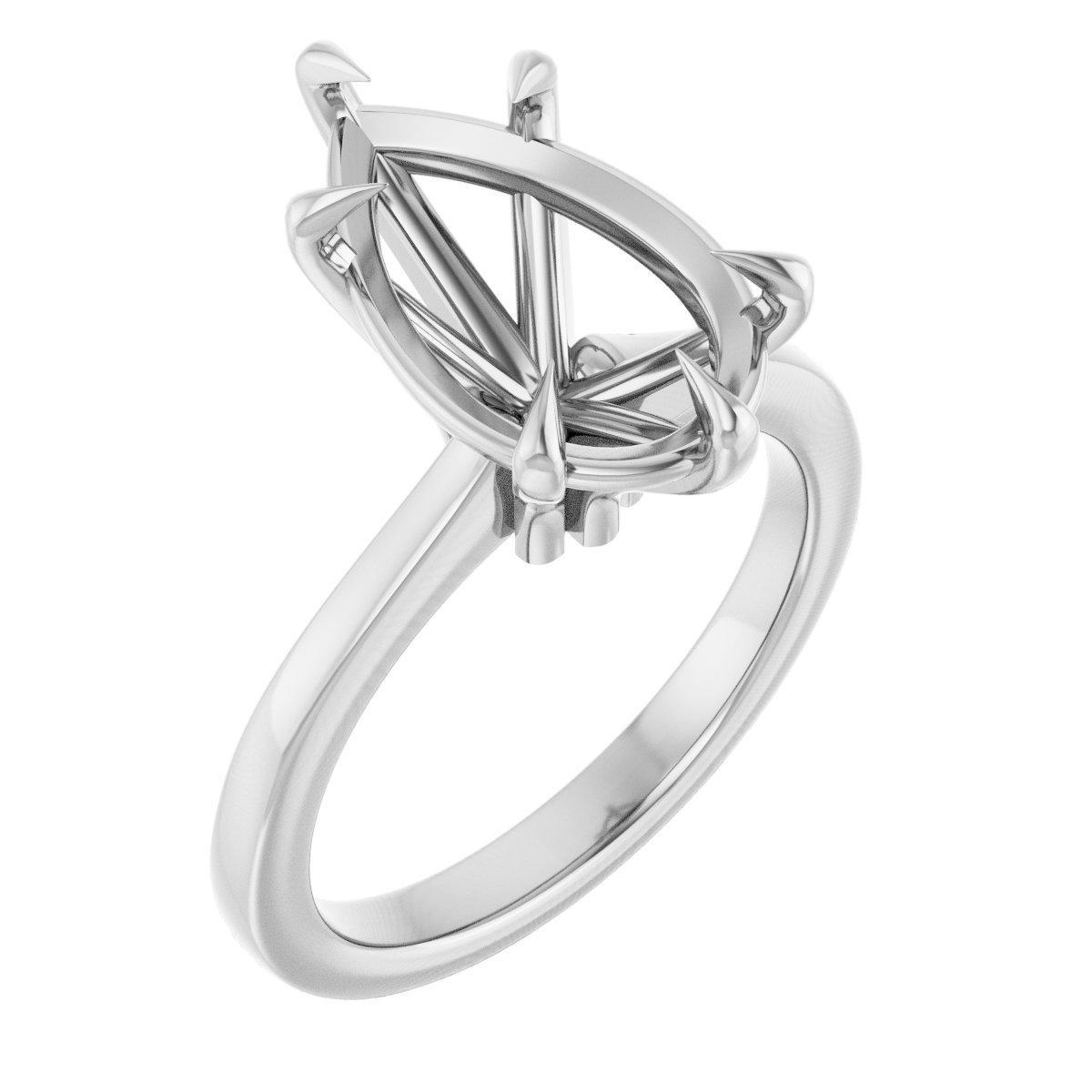 Claw-Prong Engagement Ring