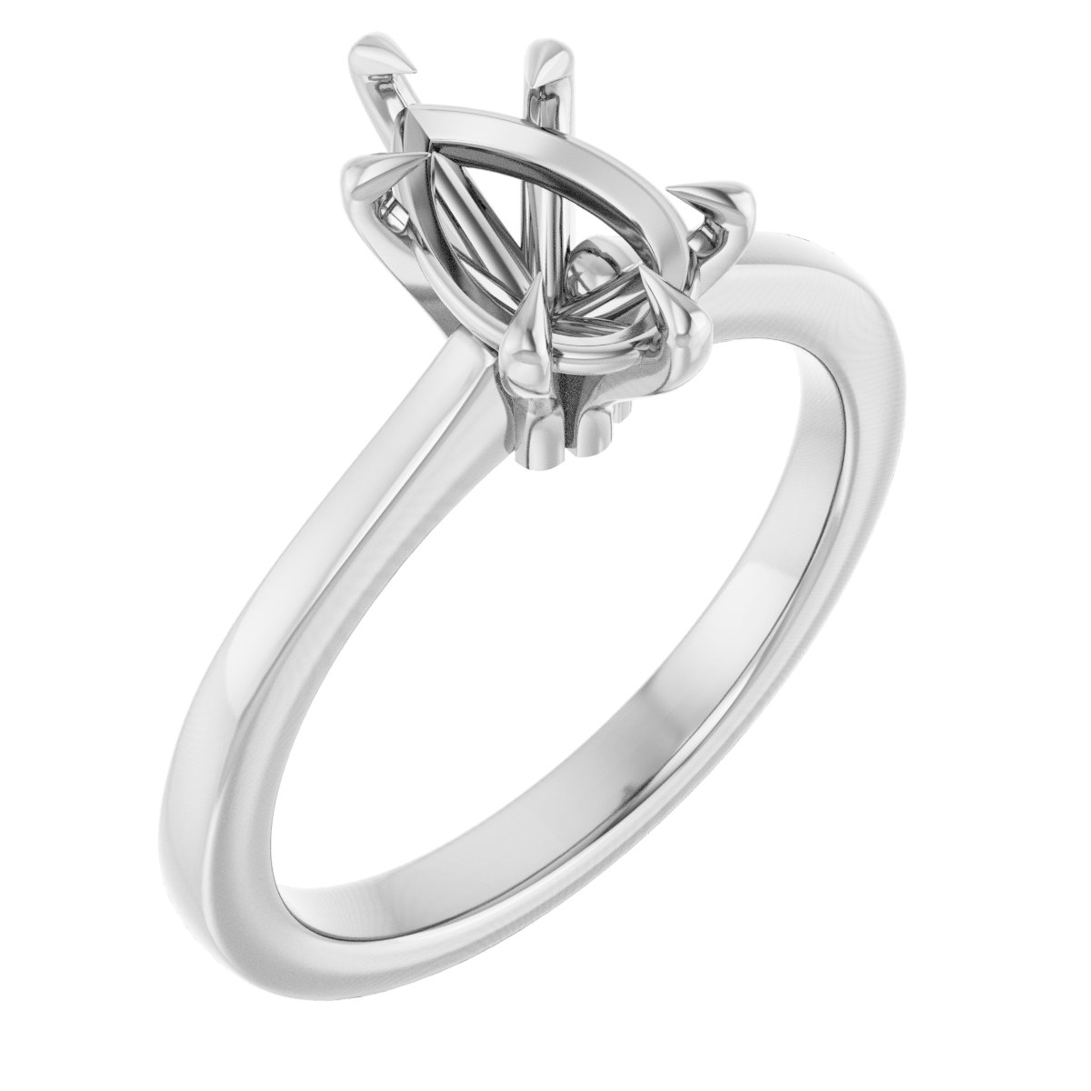 Claw-Prong Engagement Ring
