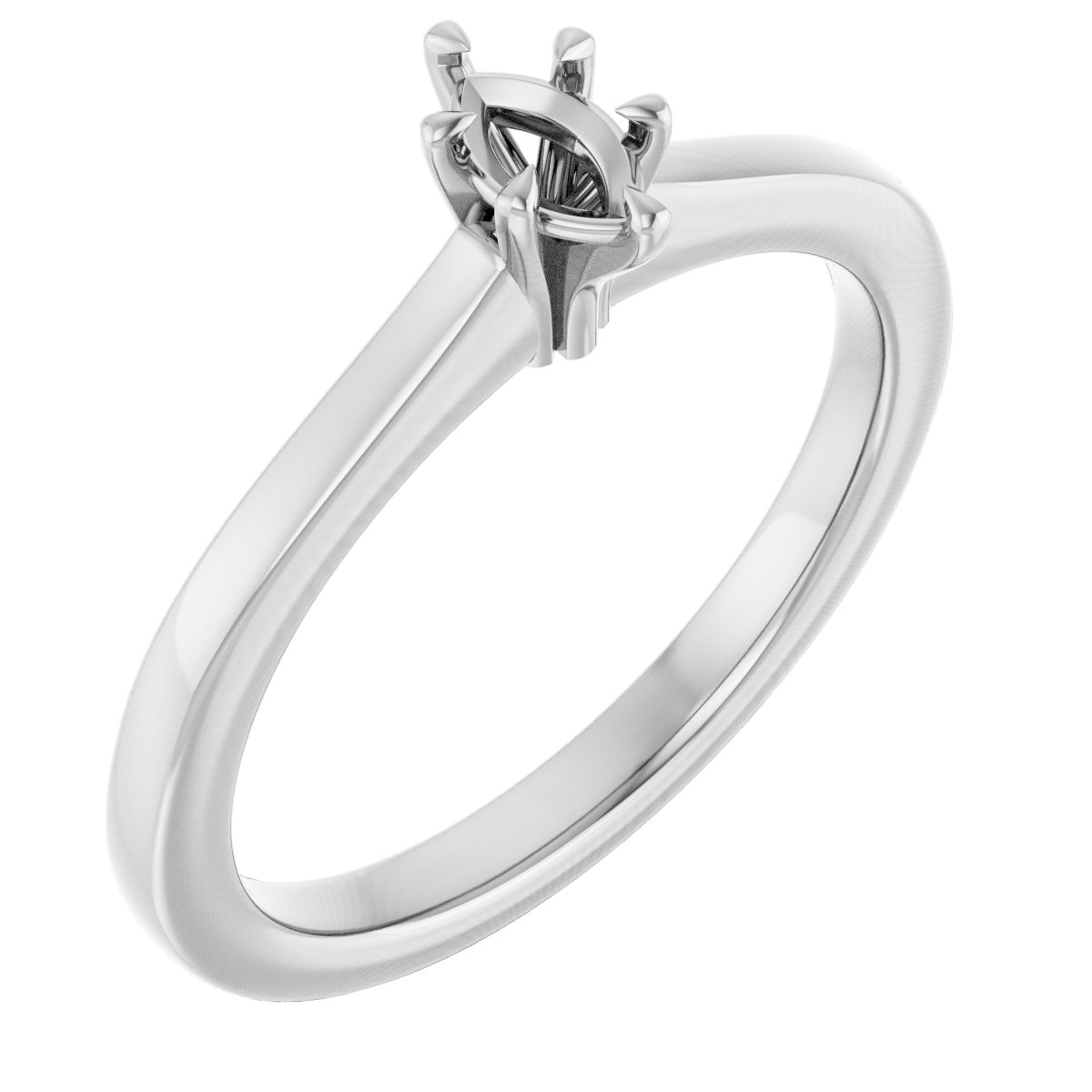 Claw-Prong Engagement Ring