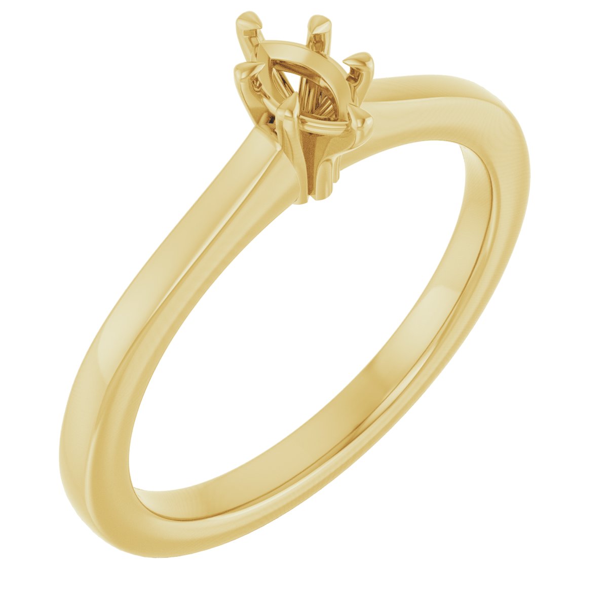 Claw-Prong Engagement Ring