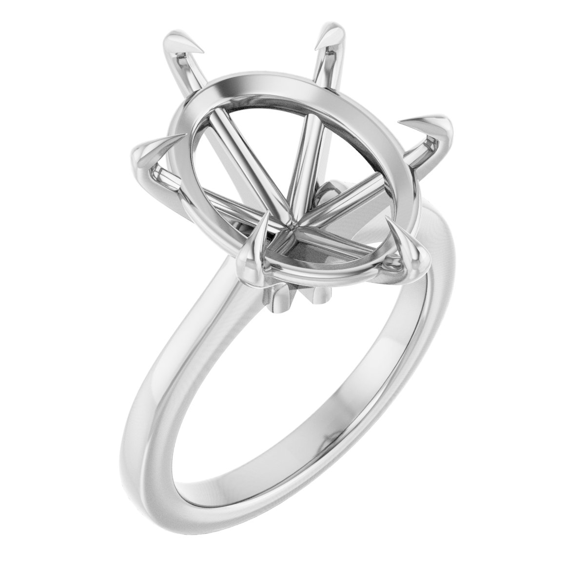 Claw-Prong Engagement Ring