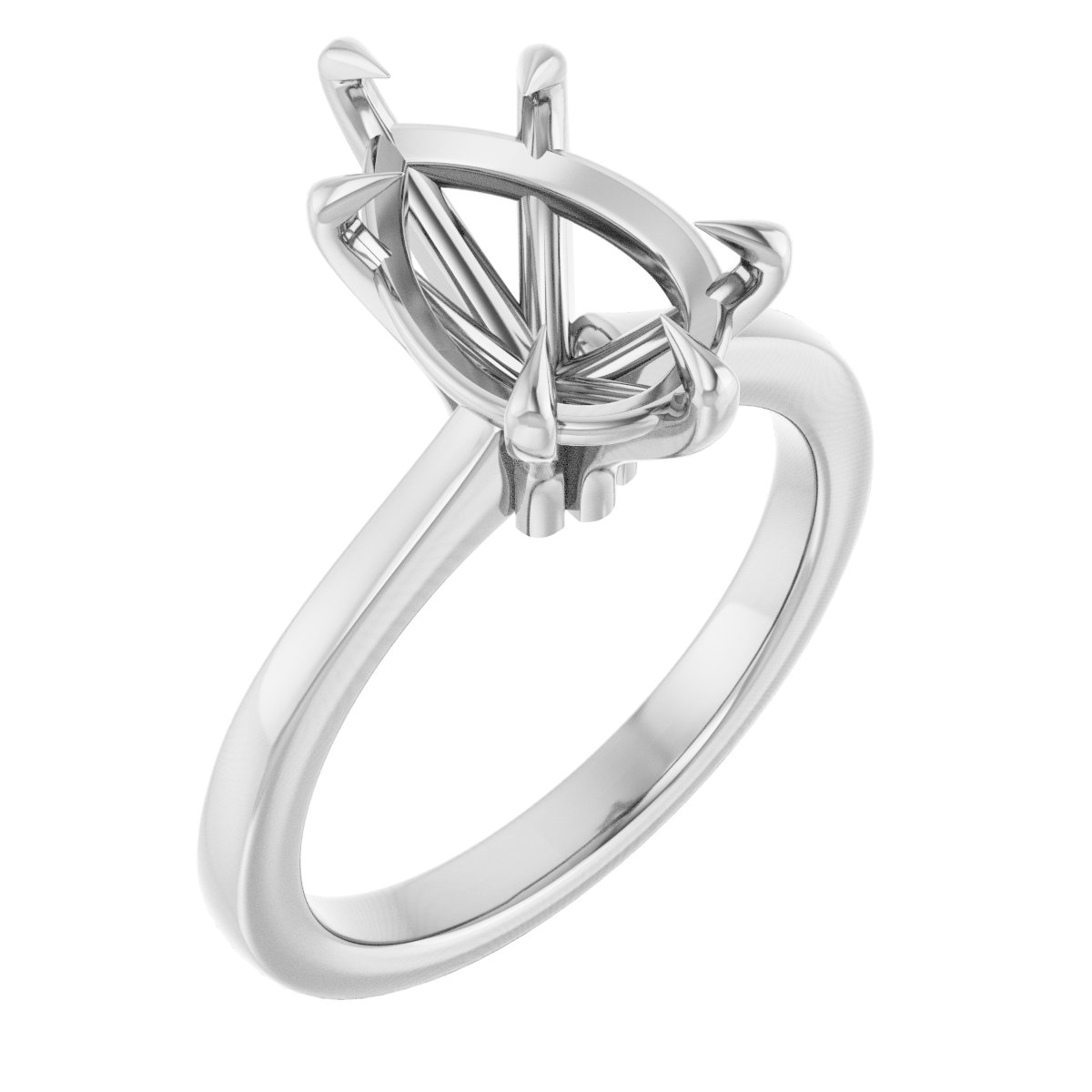 Claw-Prong Engagement Ring