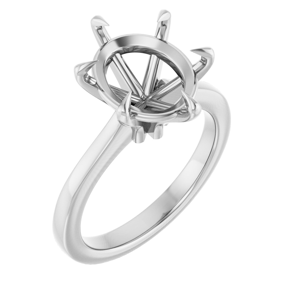 Claw-Prong Engagement Ring
