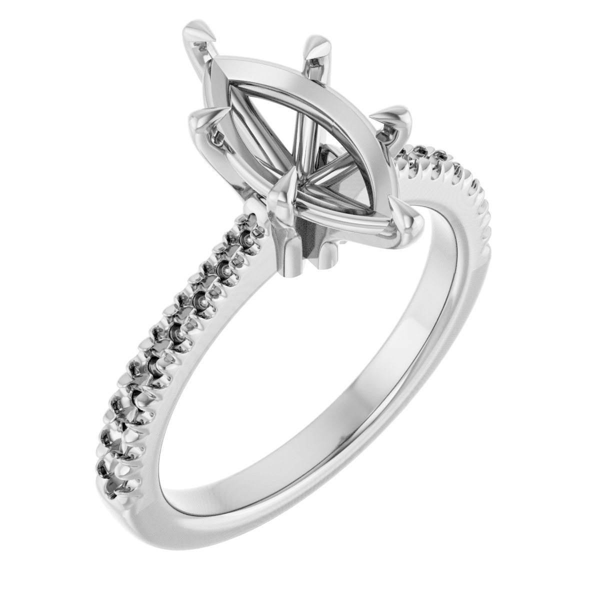 Claw-Prong Engagement Ring