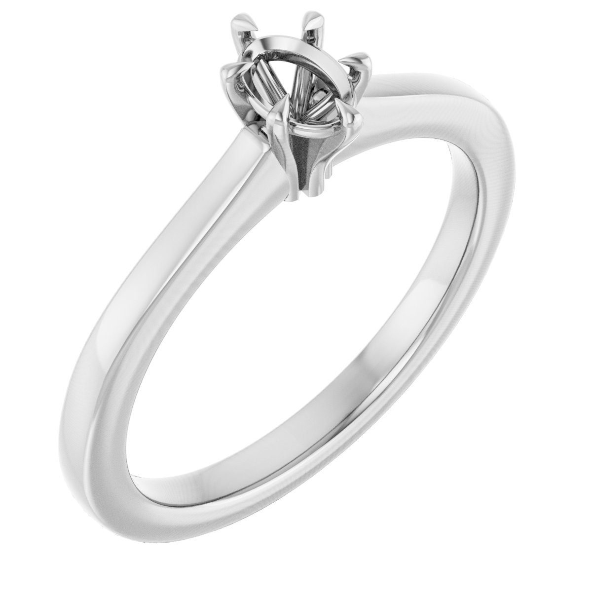 Claw-Prong Engagement Ring