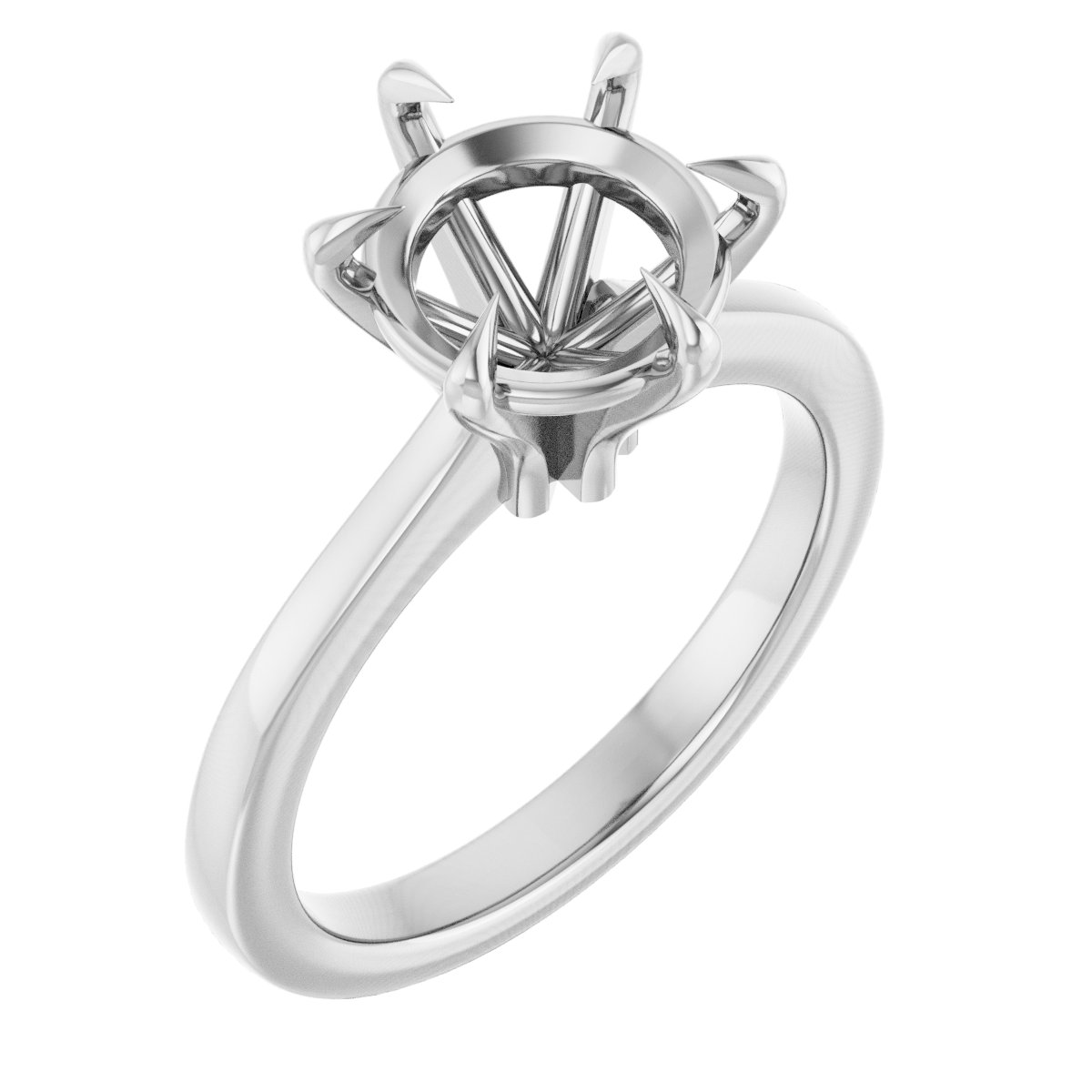 Claw-Prong Engagement Ring