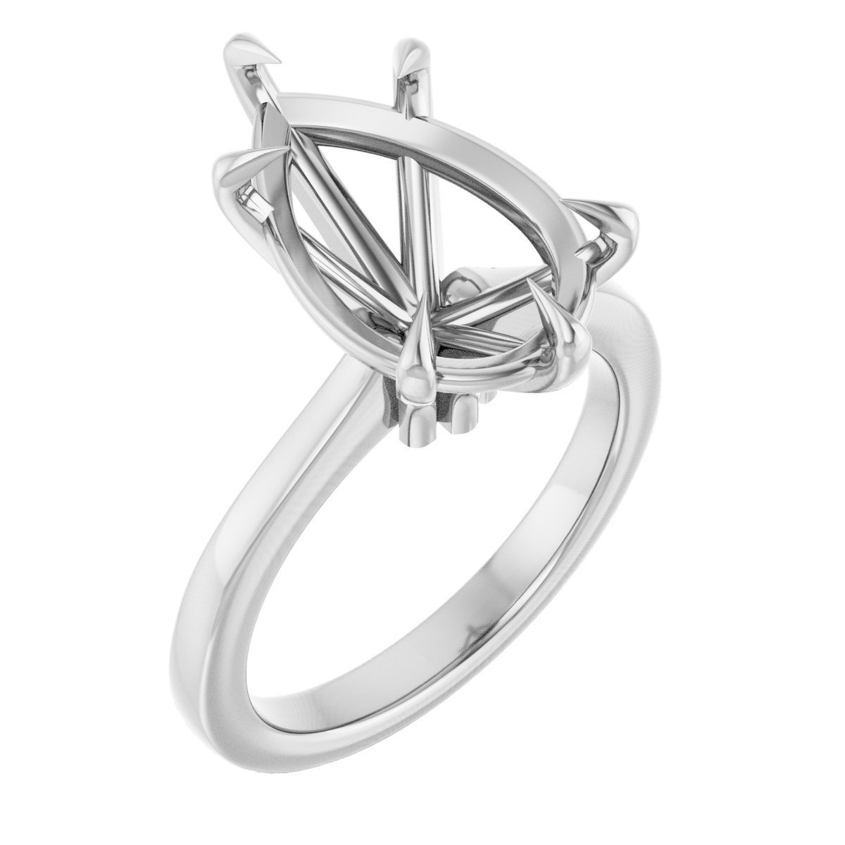 Claw-Prong Engagement Ring