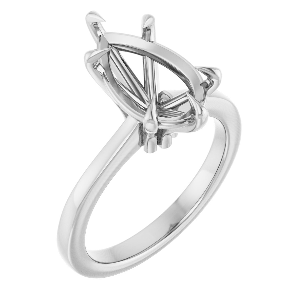 Claw-Prong Engagement Ring