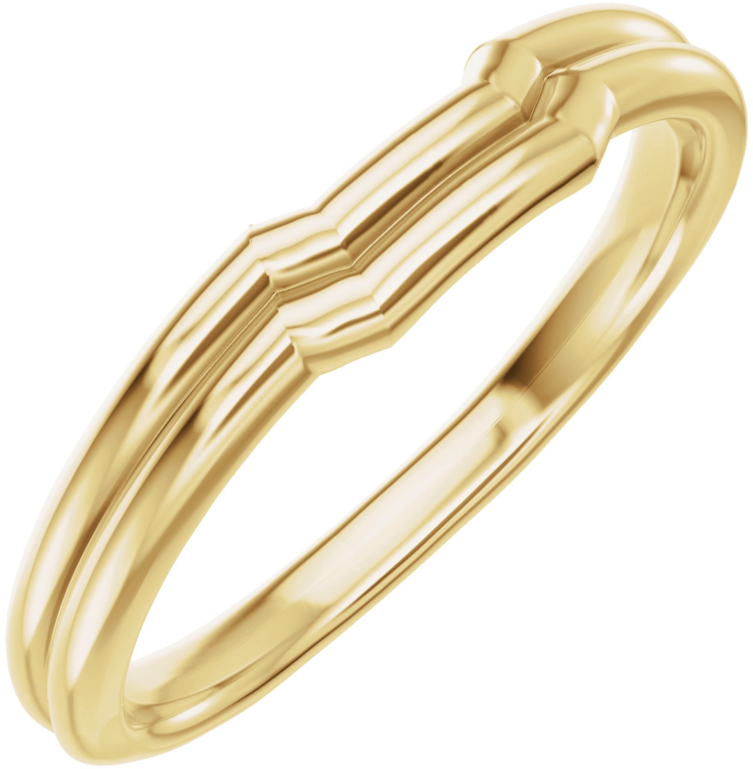 Half Bezel Solitaire Engagement Ring or Band