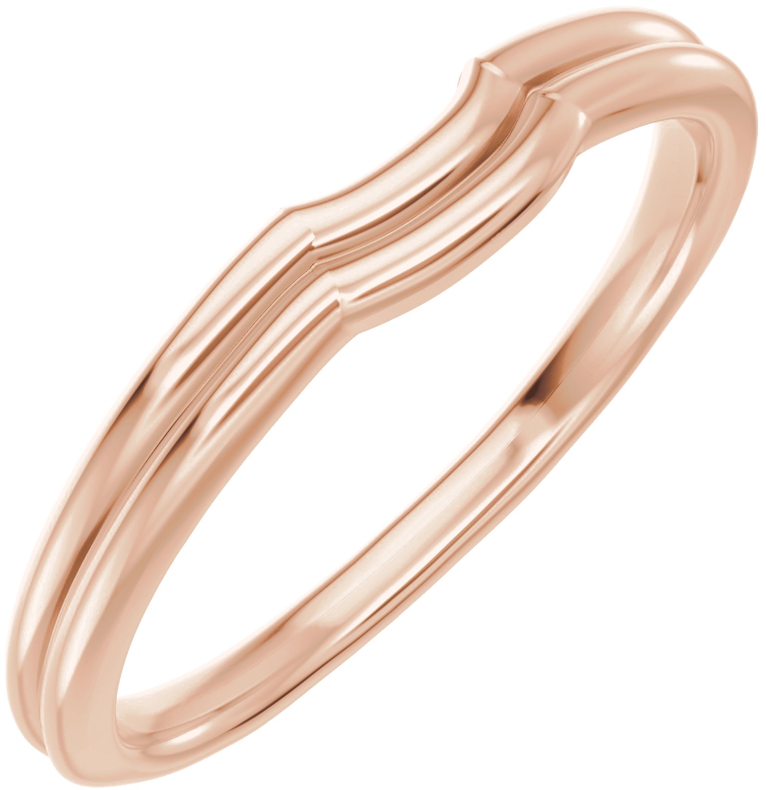 Half Bezel Solitaire Engagement Ring or Band