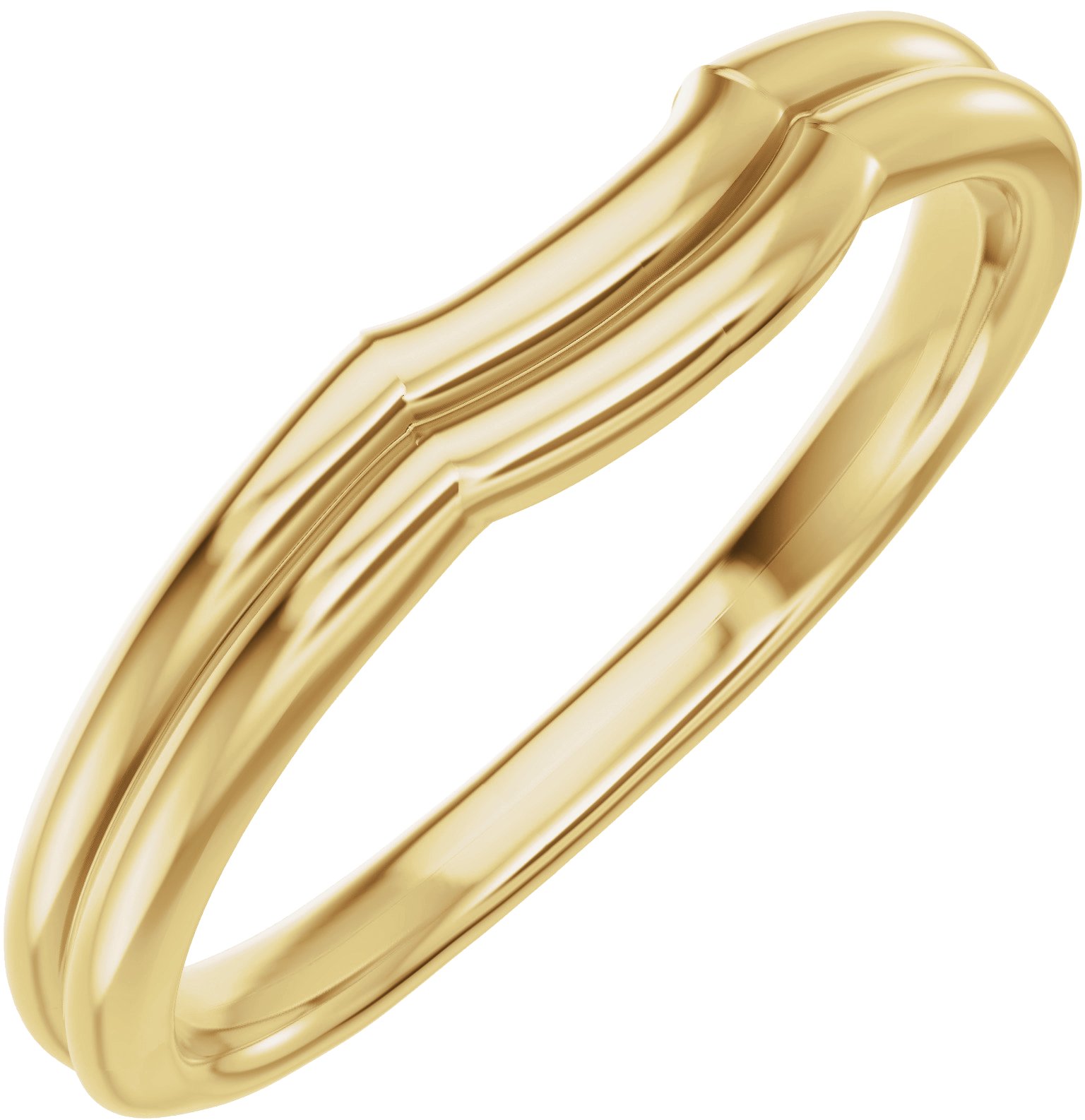 Half Bezel Solitaire Engagement Ring or Band