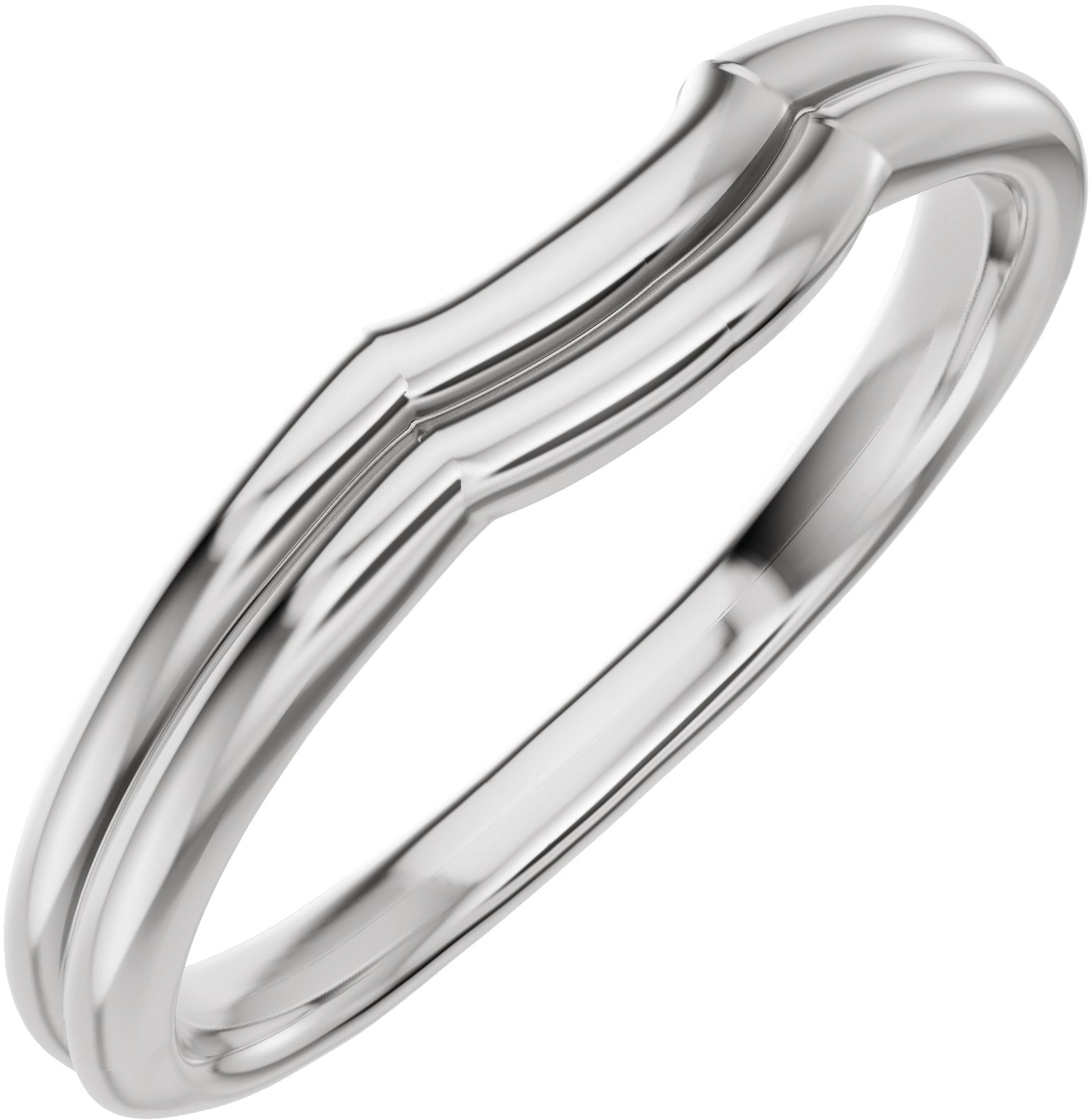 Half Bezel Solitaire Engagement Ring or Band