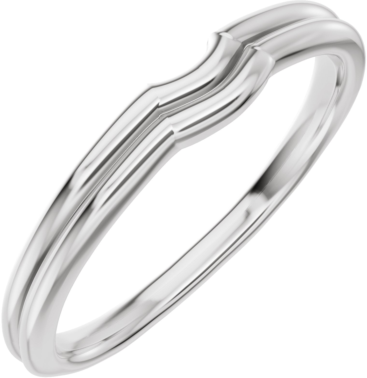Half Bezel Solitaire Engagement Ring or Band