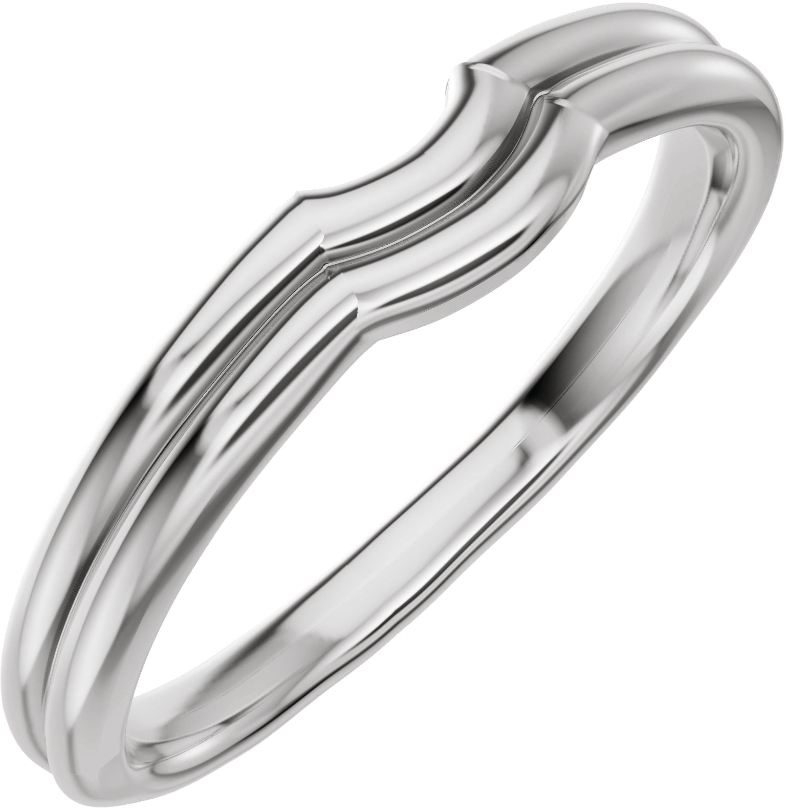 Half Bezel Solitaire Engagement Ring or Band