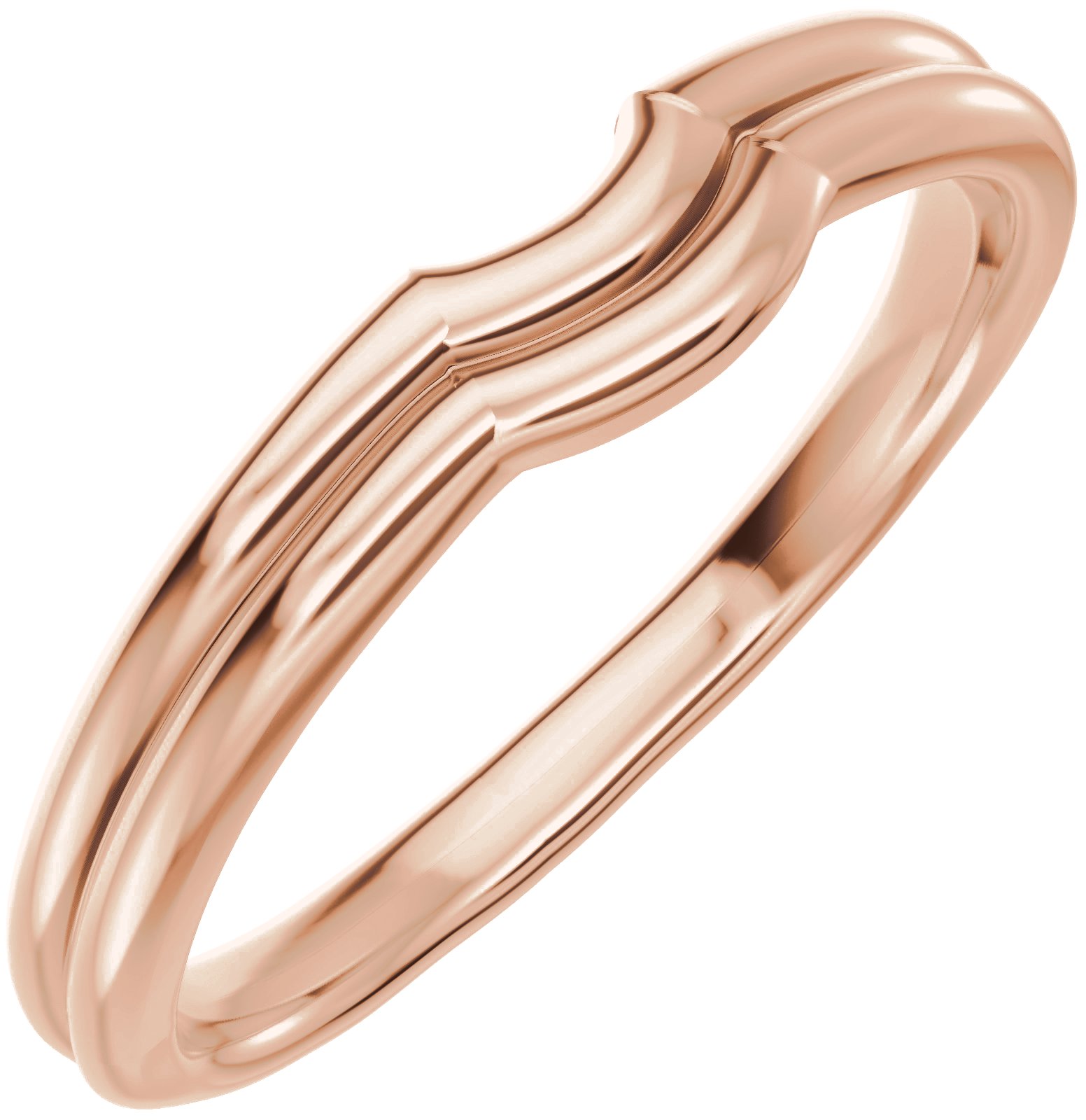 Half Bezel Solitaire Engagement Ring or Band