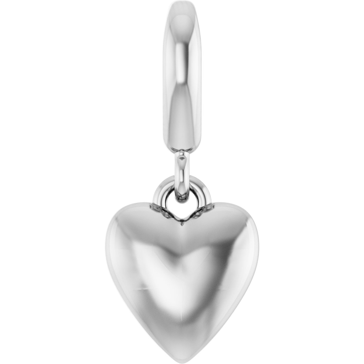 Puffed Heart Charm/Pendant