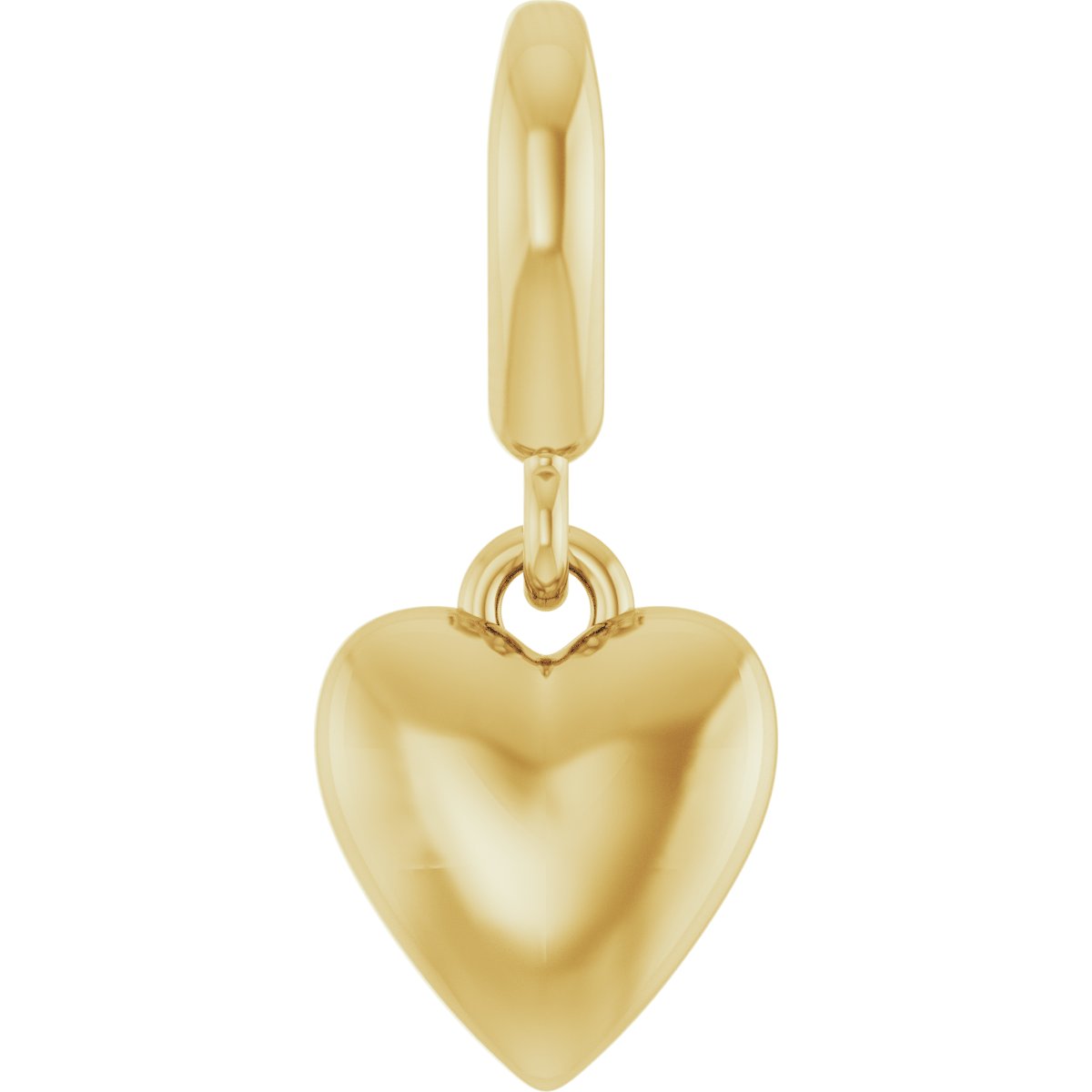 Puffed Heart Charm/Pendant