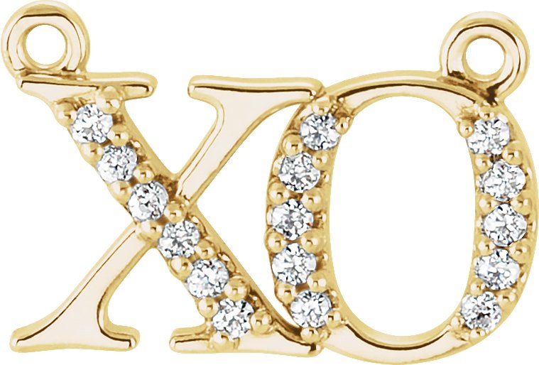 "XO" Phrase Necklace or Center