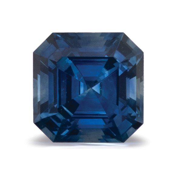 ASSCHER 0.60ct Natural Sapphire 