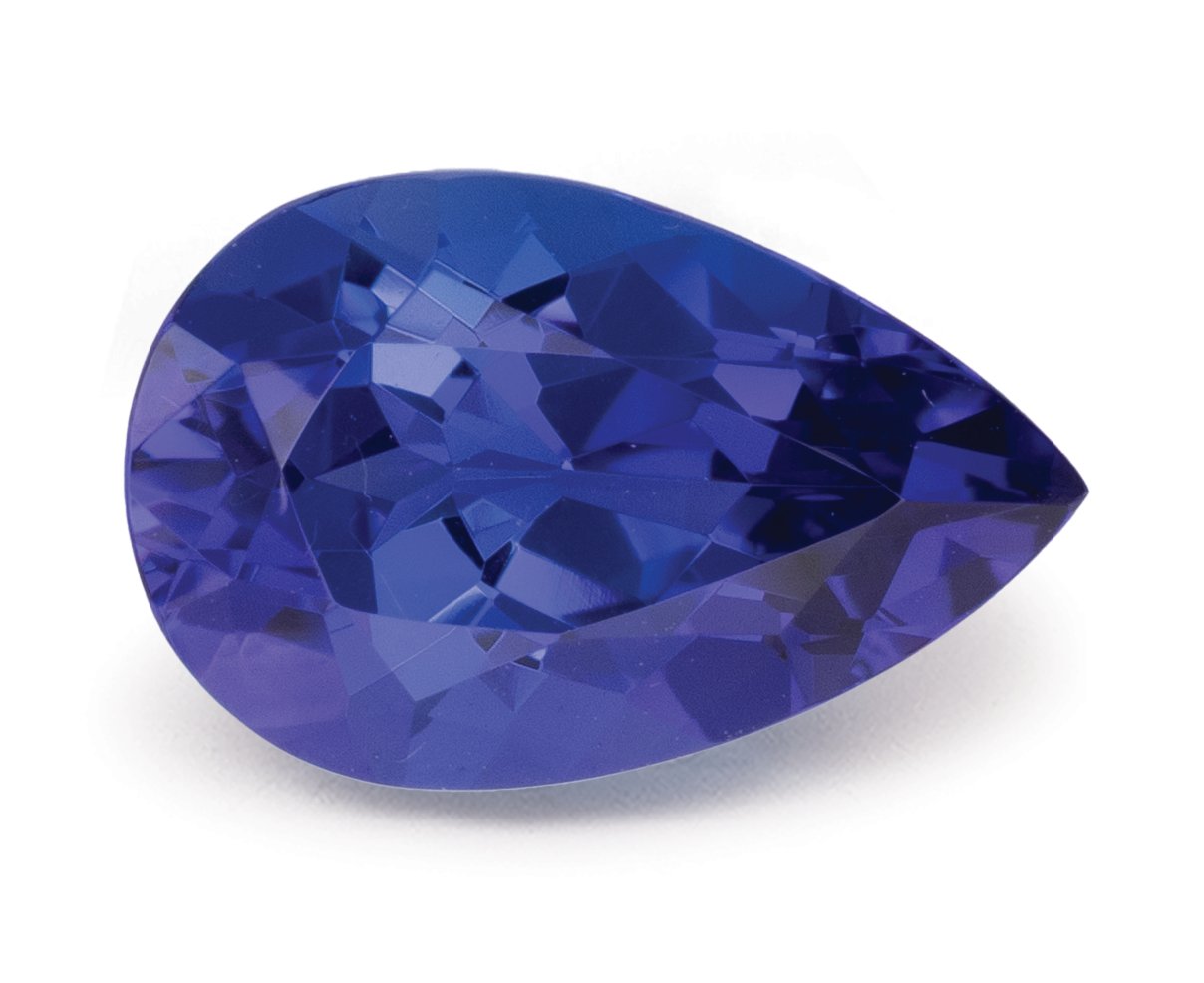 PEAR 3.45ct Natural Tanzanite