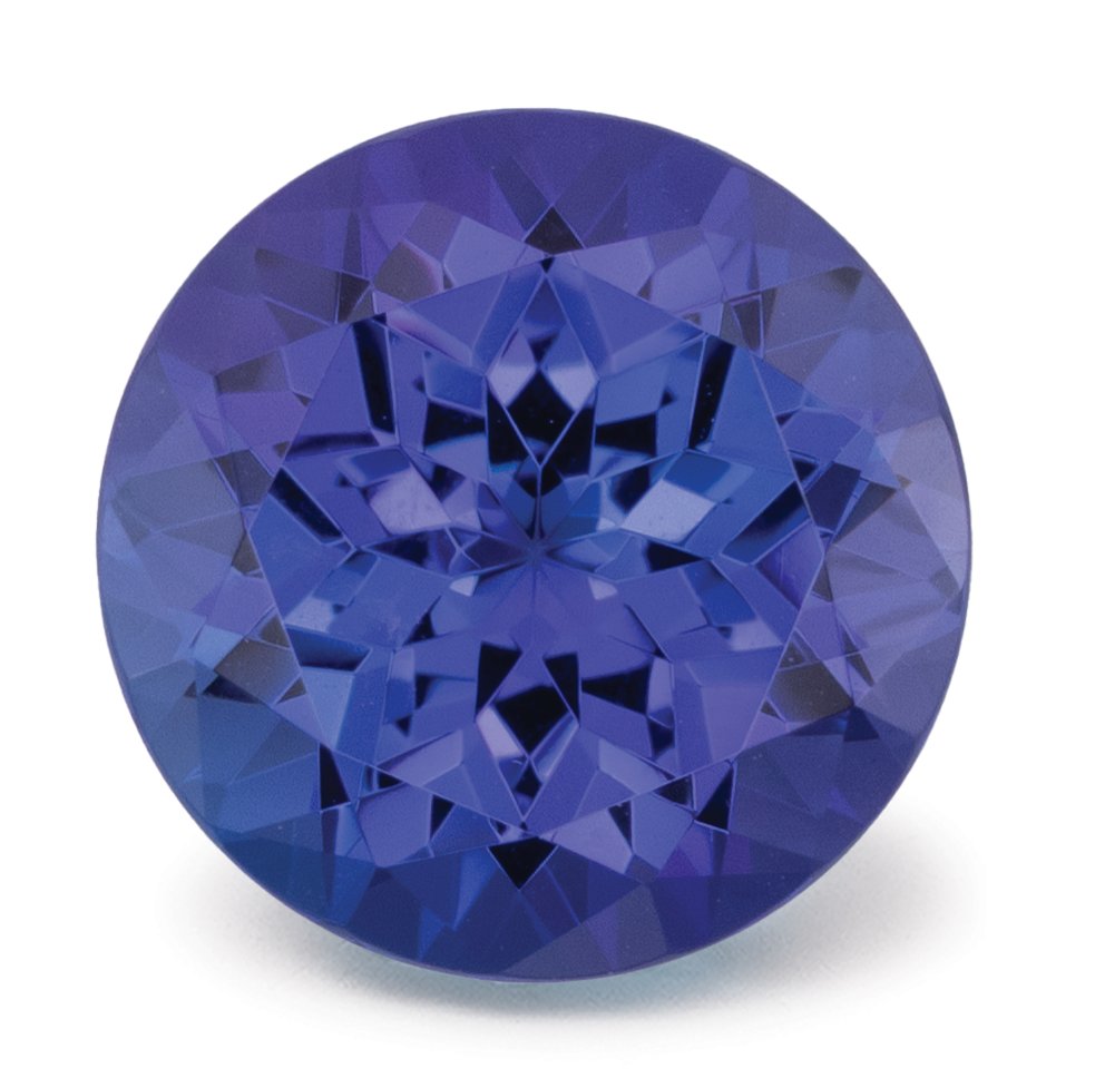 ROUND 4.02ct Natural Tanzanite