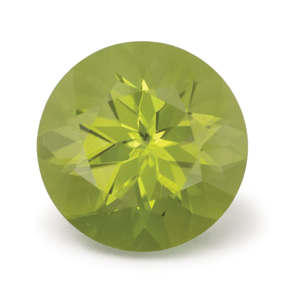 ROUND 3.02ct Natural Peridot