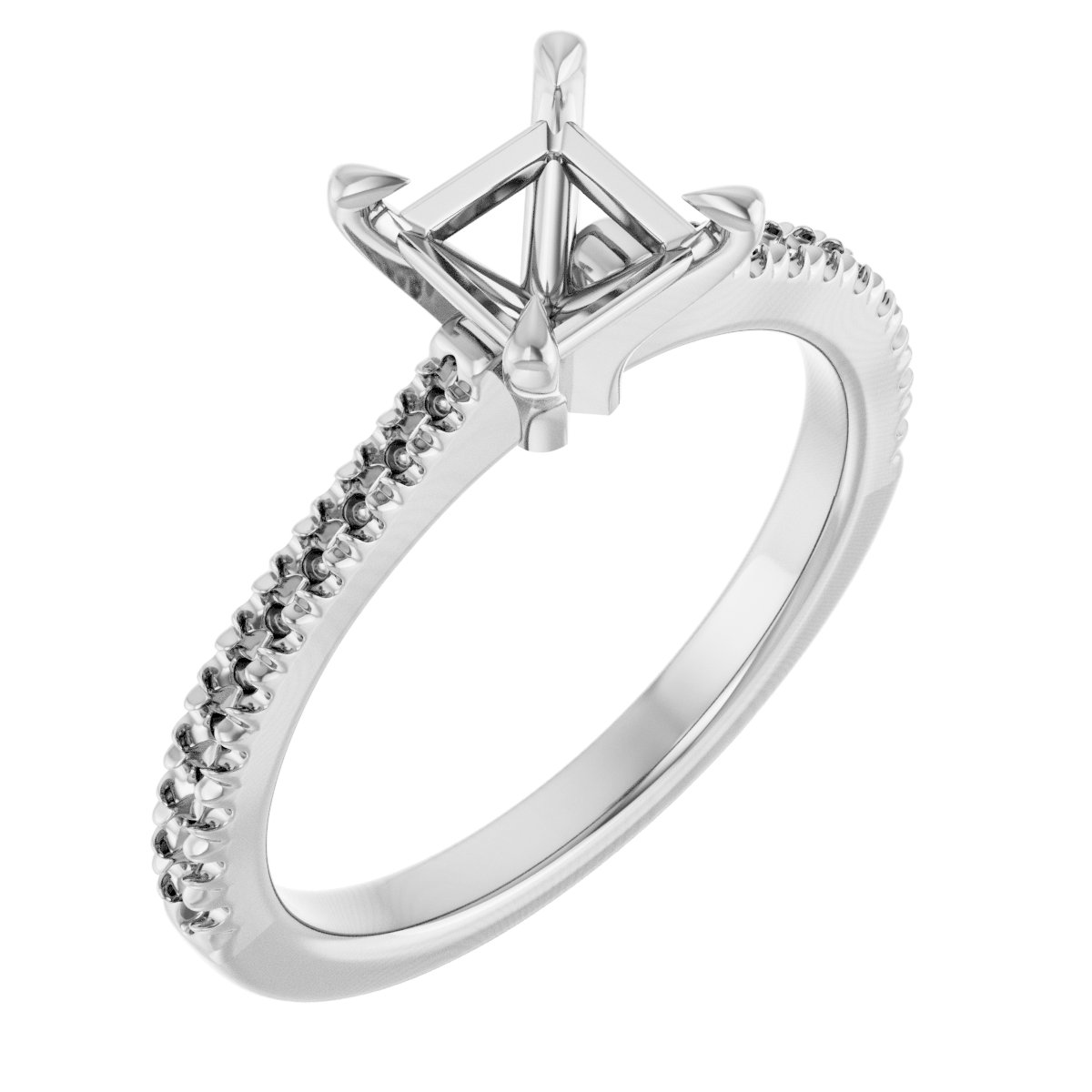 Claw-Prong Engagement Ring