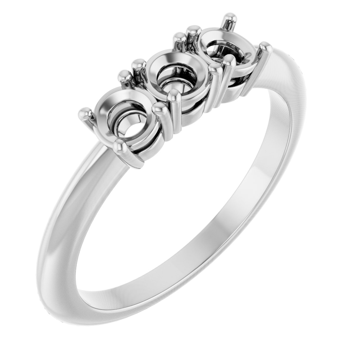 Three-Stone Anniversary Band